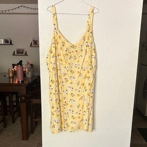 Floral Yellow Dress
